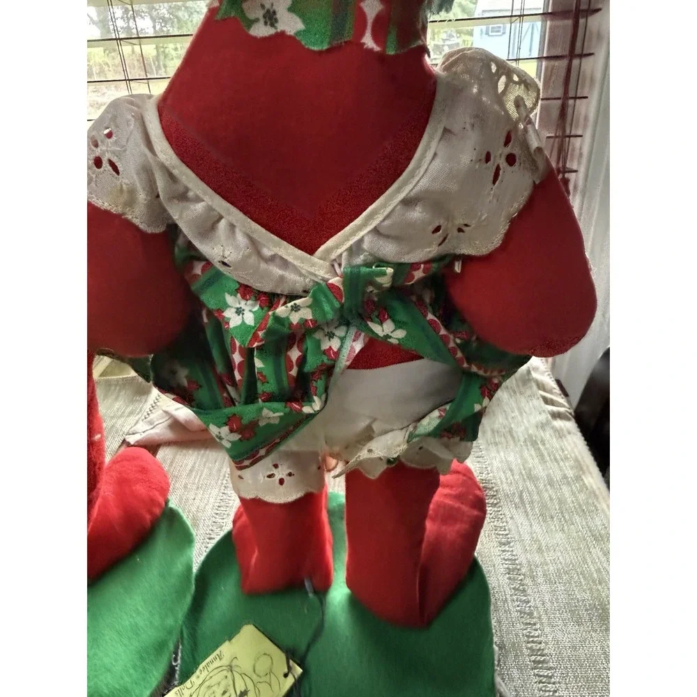 Vintage Annalee Santa & Ms Santa Large Figurines 19